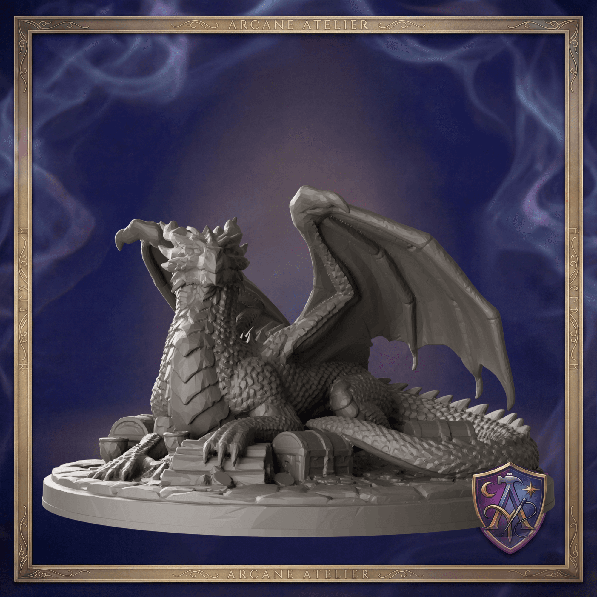 Ancient Gold Dragon als unbemalte Miniatur