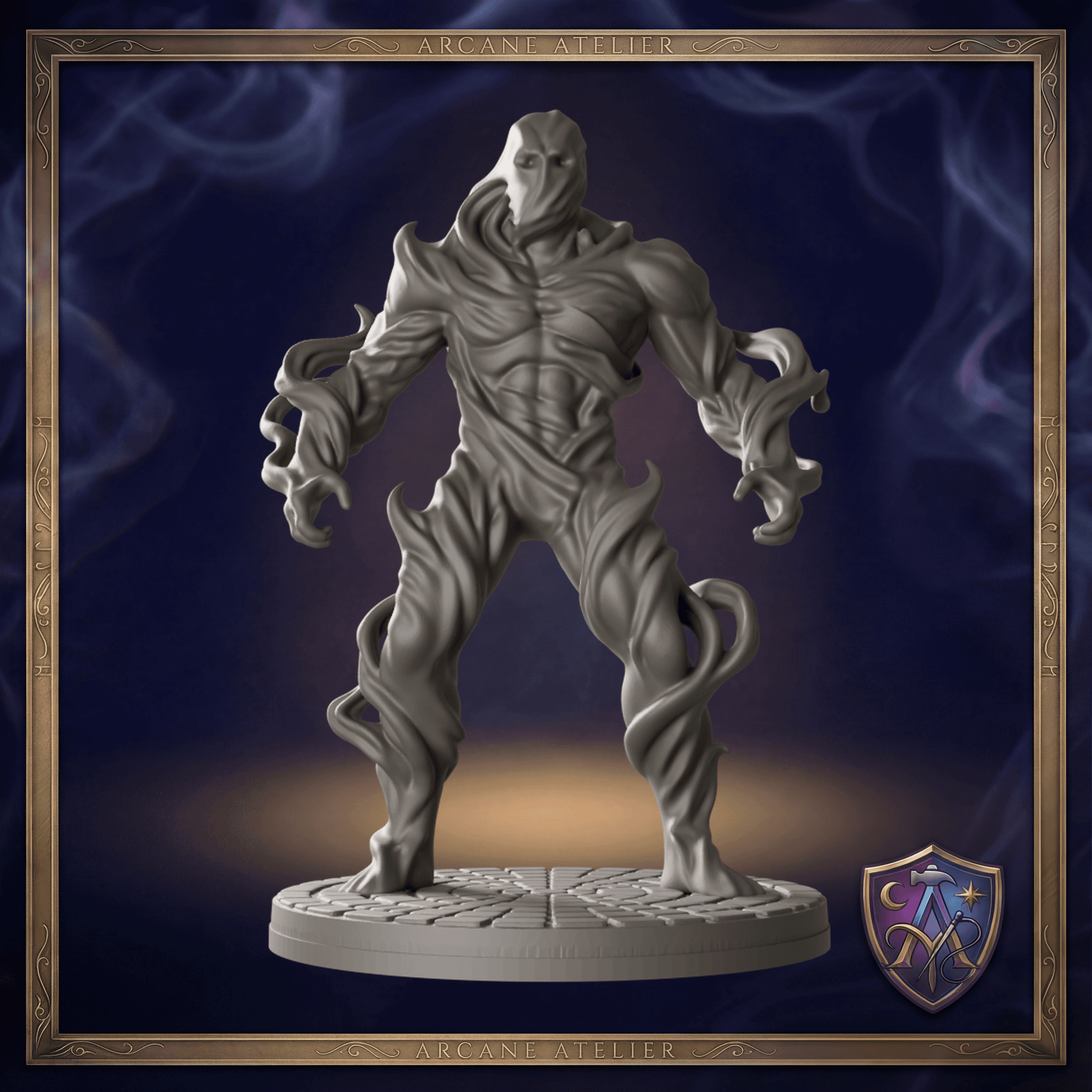 Untotes Geistwesen Bestie Miniatur 32mm | unbemalt Resin 3D-Druck | D&D Pathfinder DSA | TTRPG — Bild 1
