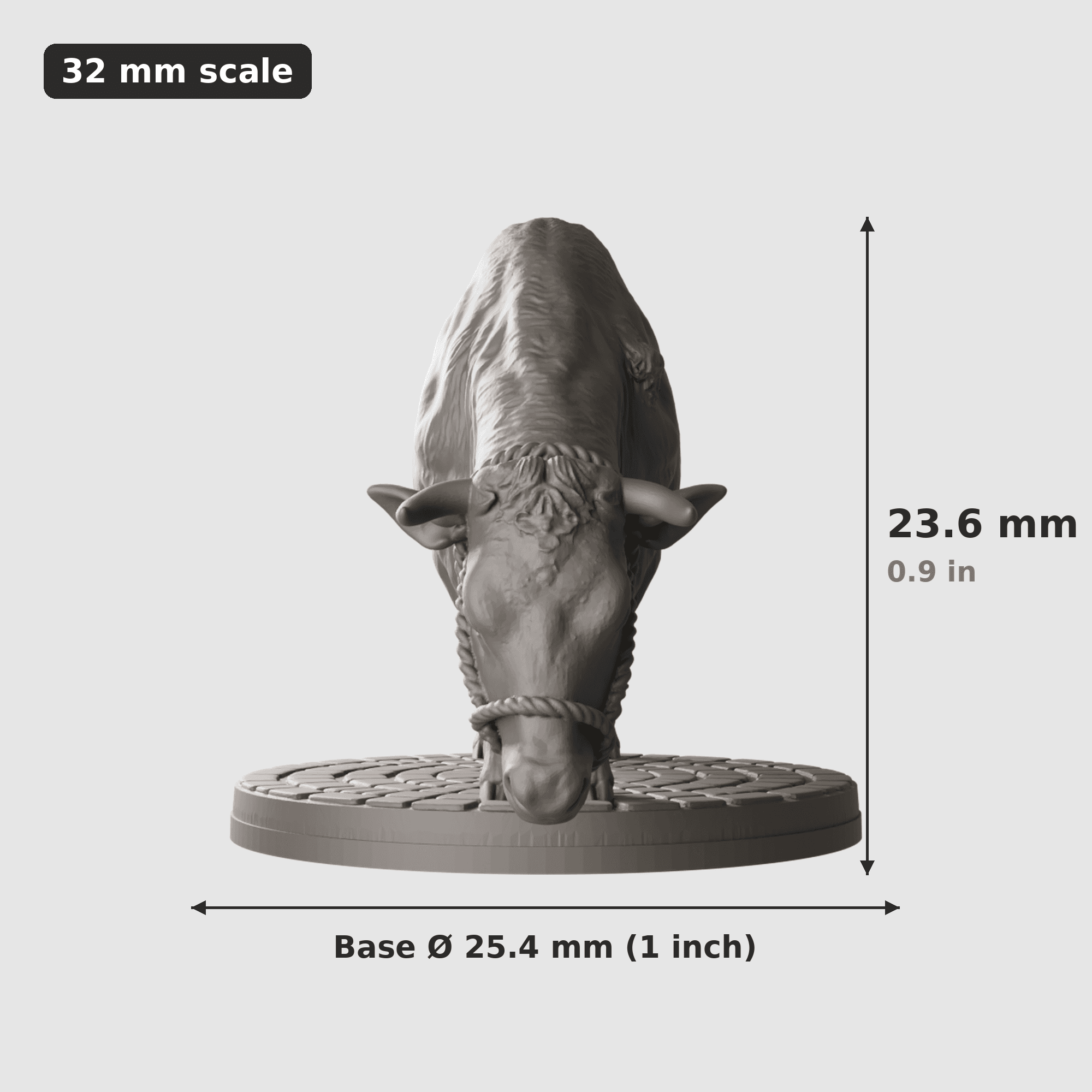 Bestie Miniatur 32mm | unbemalt Resin 3D-Druck | D&D Pathfinder DSA | TTRPG — Bild 1