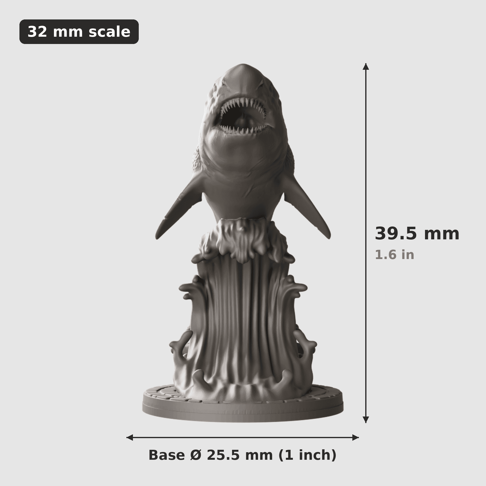 Bestie Miniatur 32mm | unbemalt Resin 3D-Druck | D&D Pathfinder DSA | TTRPG — Bild 1