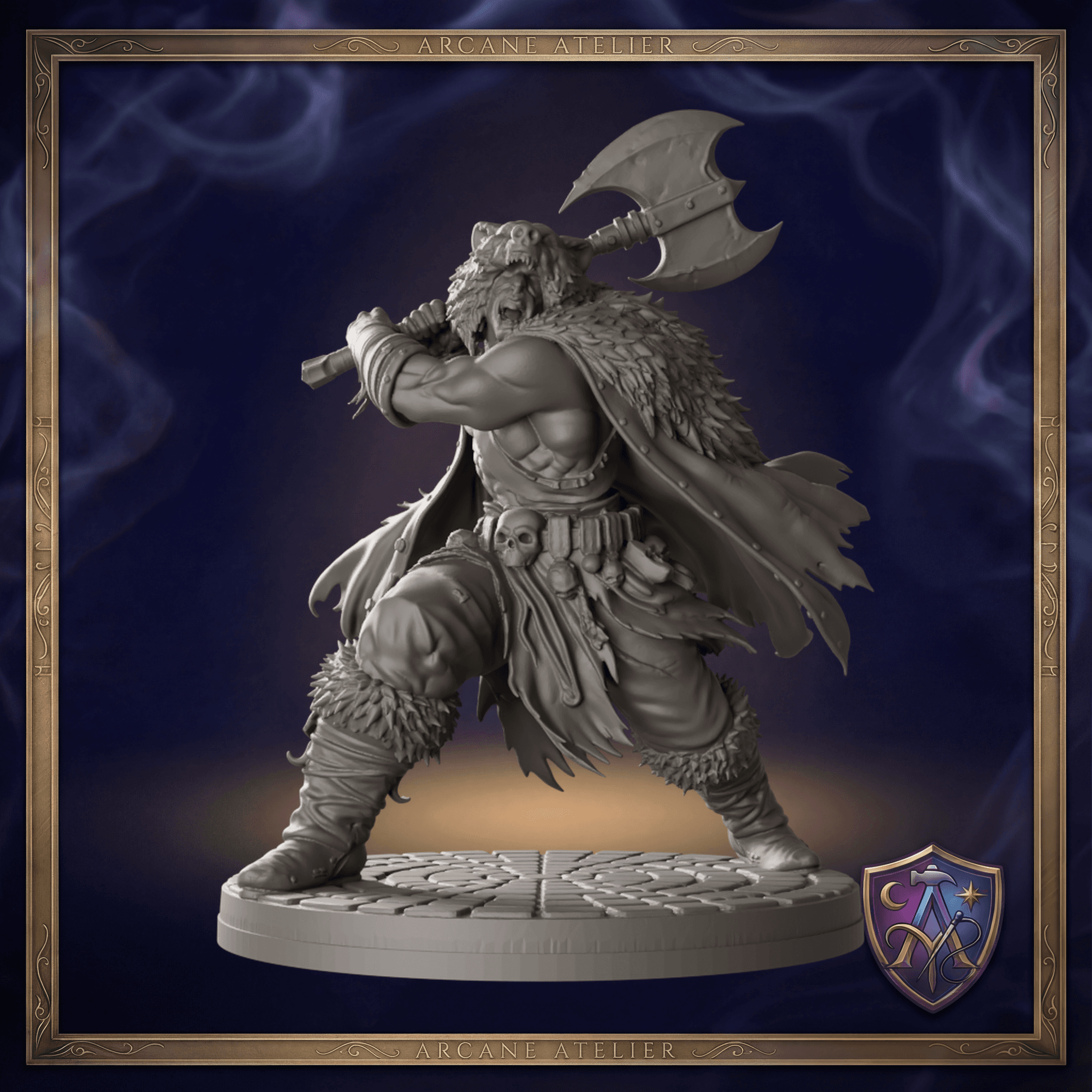 Goliath-Barbar mit Bärenfell — Bild 1