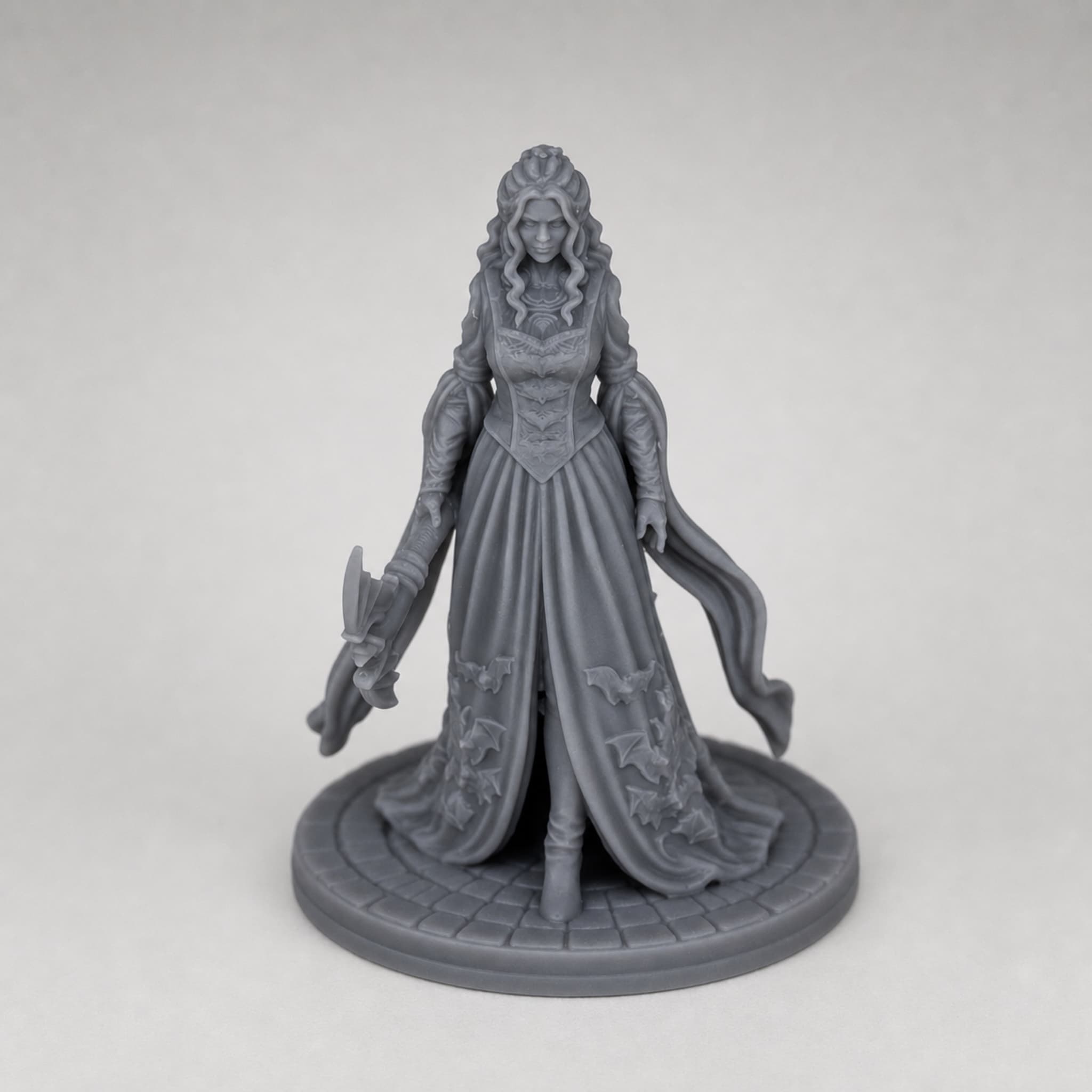 Undead Noble – Unpainted 32mm Resin Miniature for Tabletop RPGs — image 1