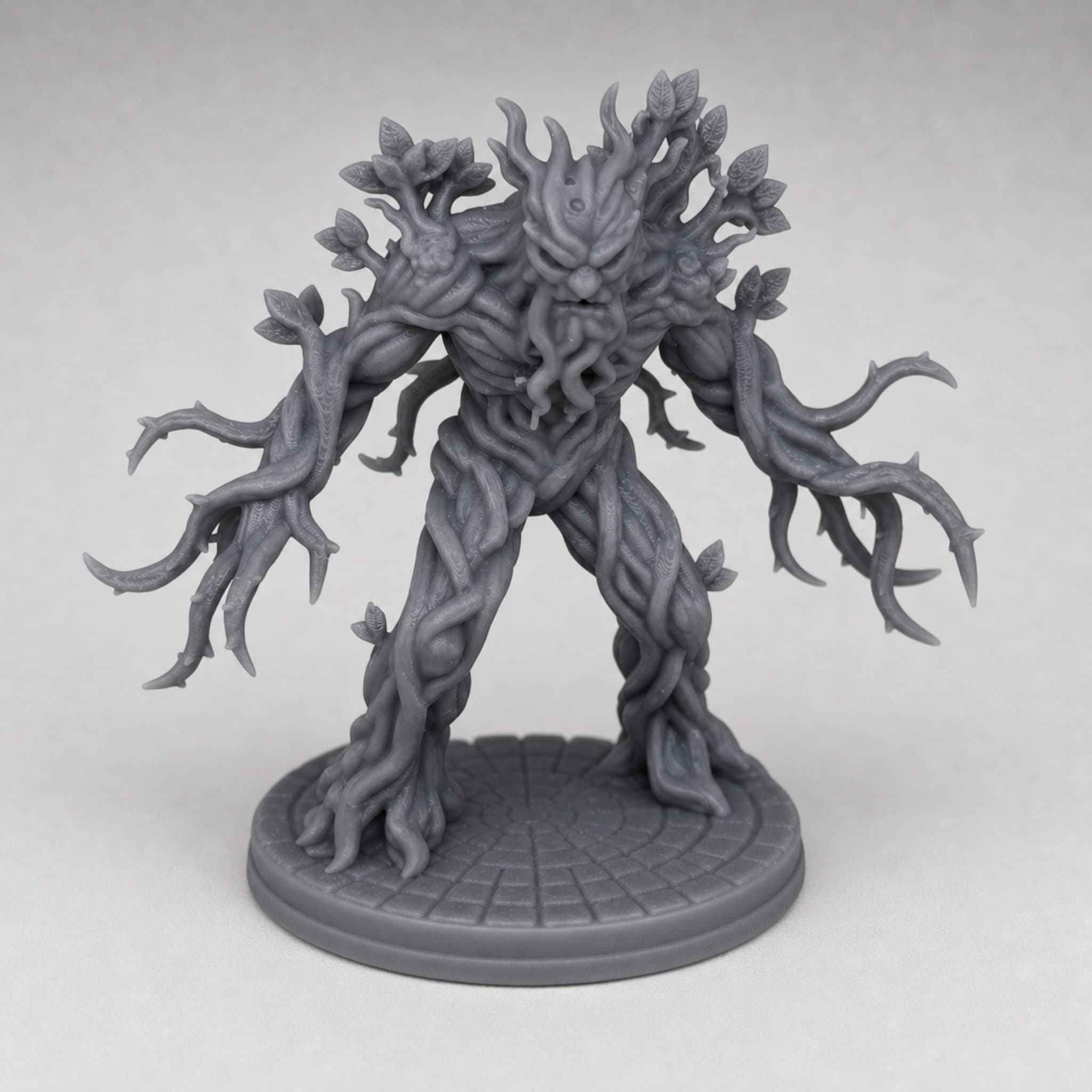 Firbolg Druid – Unpainted 32mm Resin Miniature for Tabletop RPGs — image 1