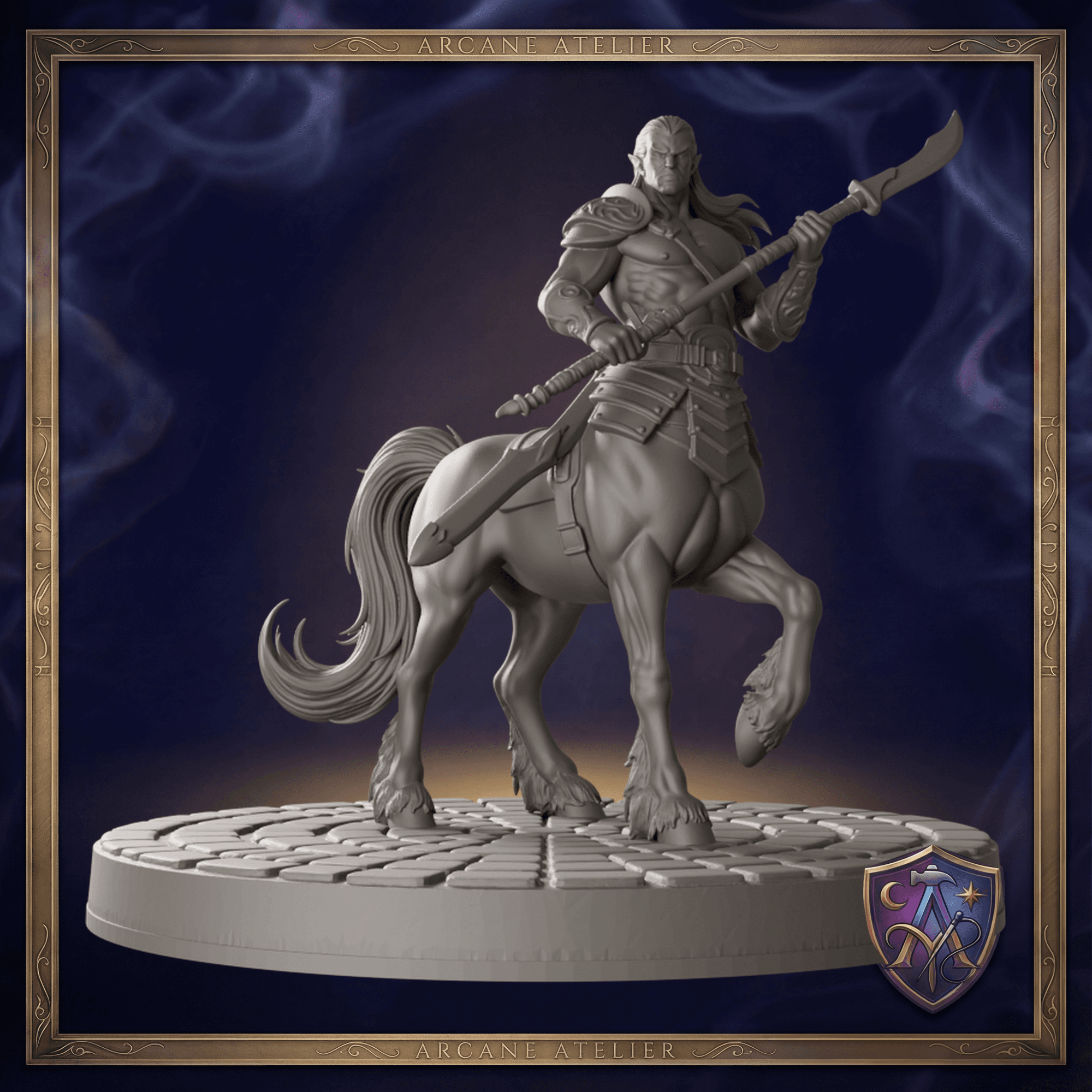 Zentaur mit Stangenwaffe — Bild 1